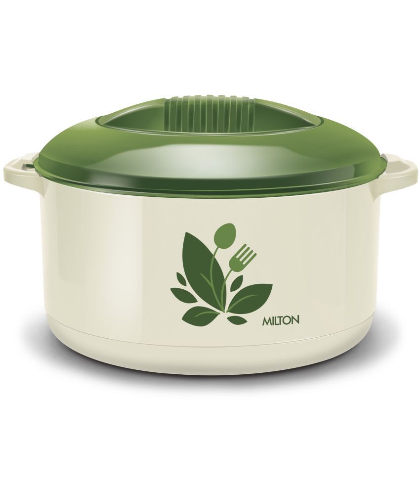    			Milton Orchid 7500 Inner Steel Casserole, 6.71 Litres, Moss Green | PU Insulated | BPA free |Odour Proof | Food Grade | Easy to Carry | Easy to Store | Ideal For Chapatti | Roti | Curd Maker