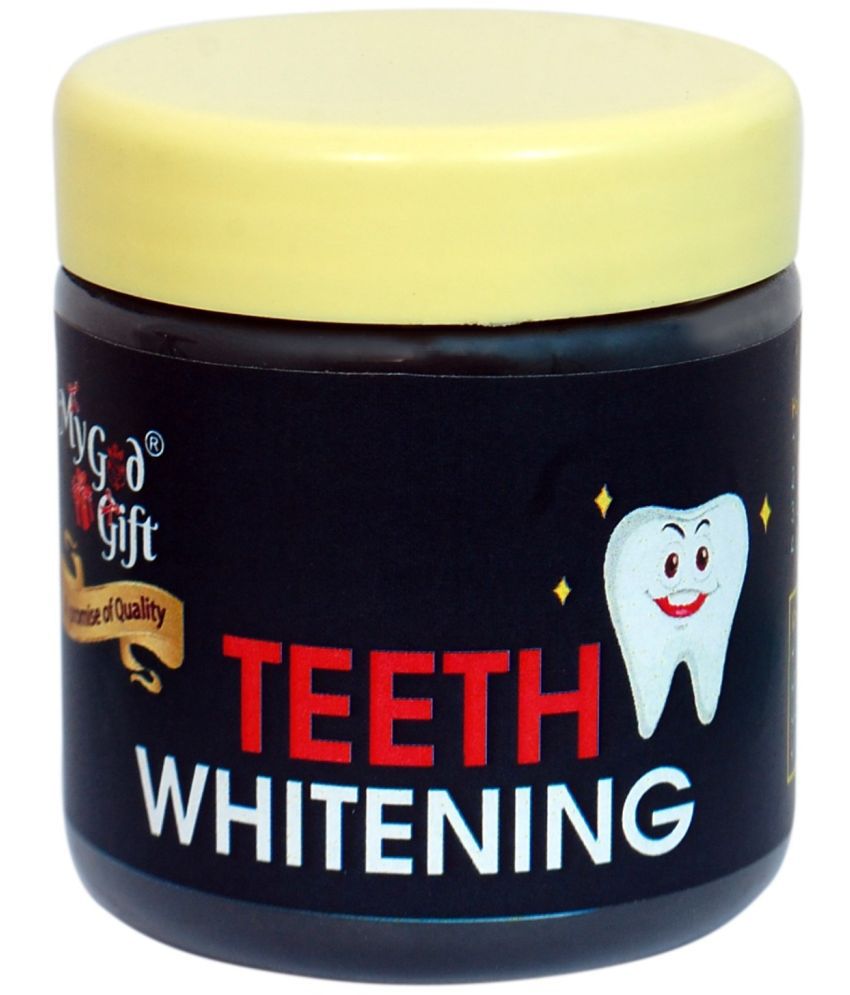     			My God Gift Naturally Whiten Teeth & Removes Bad Breath Teeth Whitening Powder 80 gm