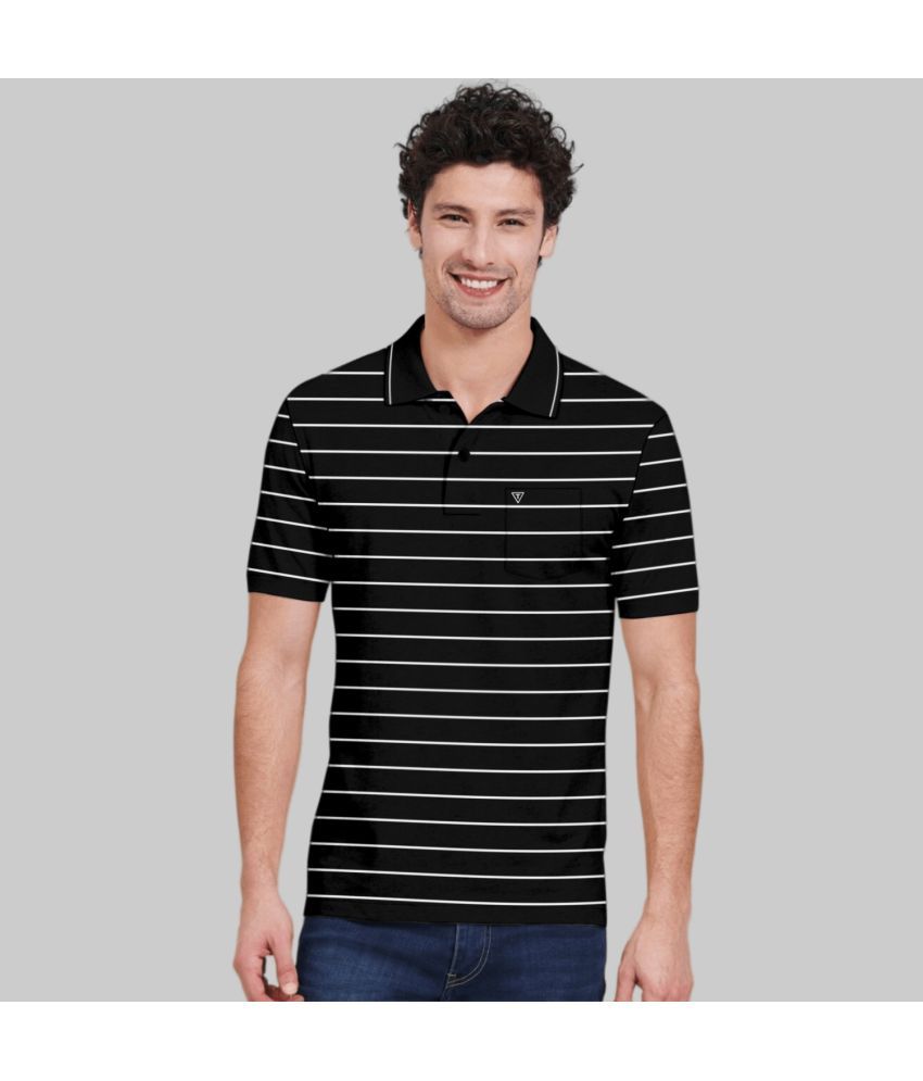     			TAB91 - Black Cotton Slim Fit Men's Polo T Shirt ( Pack of 1 )