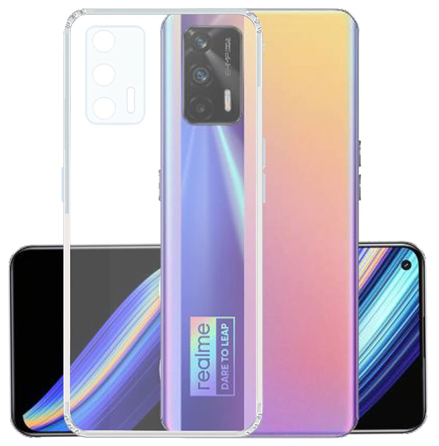     			ZAMN - Transparent Silicon Silicon Soft cases Compatible For realme GT Neo ( Pack of 1 )