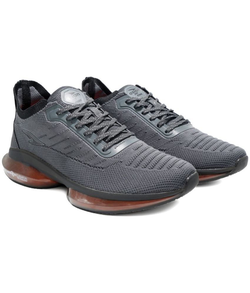     			ASIAN - CARBON-03 Dark Grey Men's Sports Running Shoes