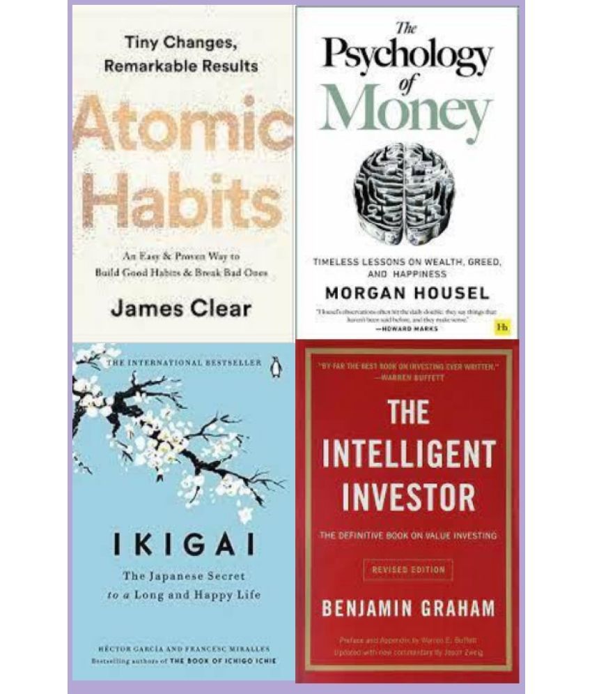     			Atomic Habits + The Psychology of Money + Ikigai + The Intelligent Investor