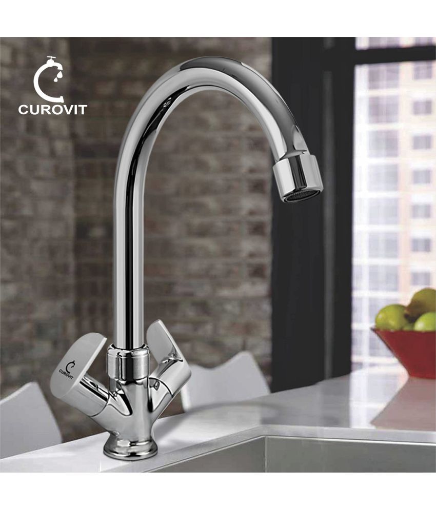     			CUROVIT Torrent Zinc Wash Basin Tap (Pillar Cock)