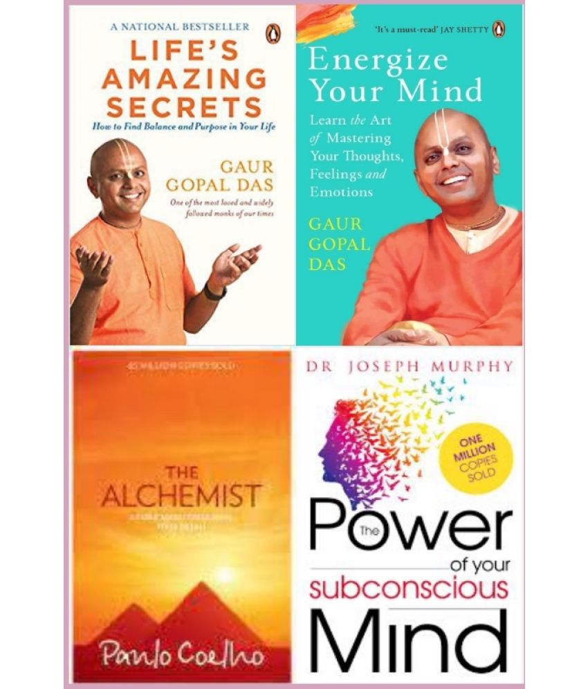     			Life's Amazing Secrets + Energize Your Mind + The Alchemist + The Power of Your Subconscious Mind