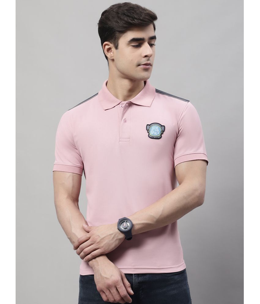    			OBAAN - Pink Polyester Regular Fit Men's Polo T Shirt ( Pack of 1 )