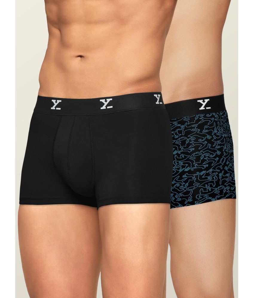     			XYXX Pack of 2 Modal Men's Trunks ( Multicolor )