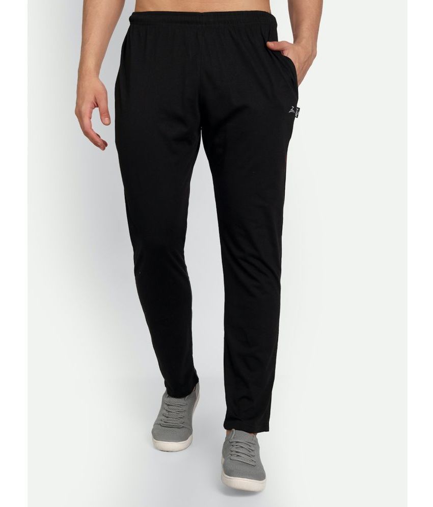     			Zeffit - Black Cotton Blend Men's Trackpants ( Pack of 1 )