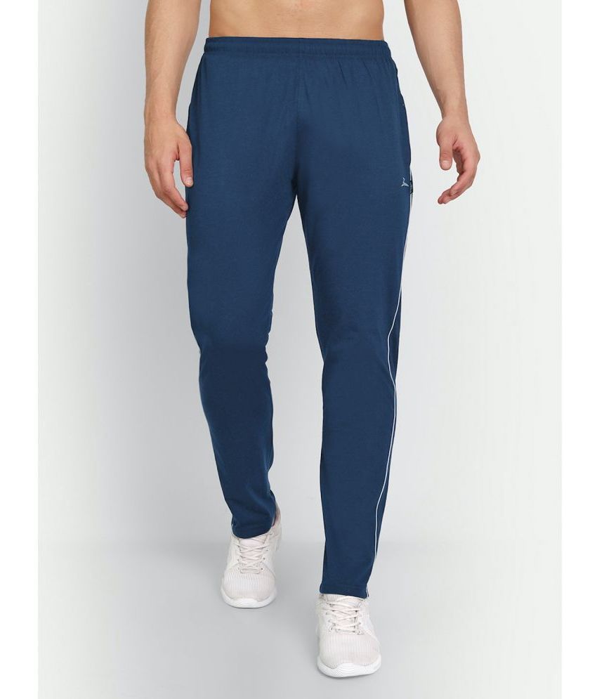     			Zeffit - Blue Cotton Blend Men's Trackpants ( Pack of 1 )