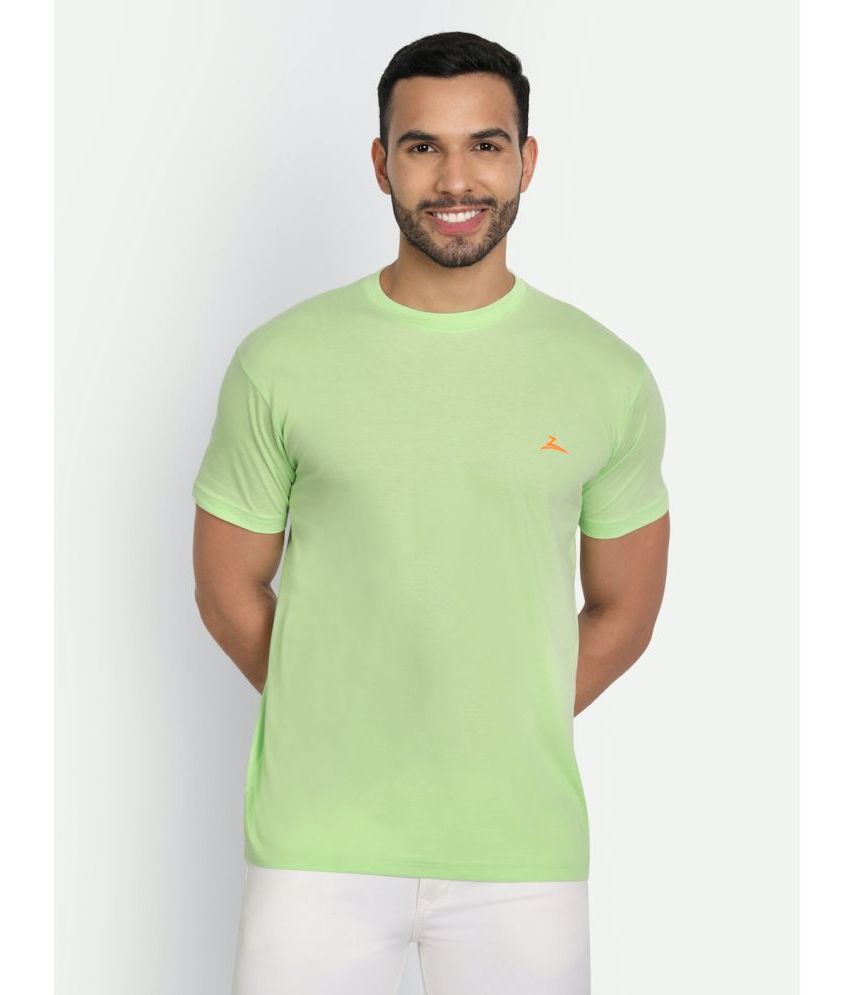     			Zeffit Pack of 1 Cotton Blend Regular Fit Men's T-Shirt ( Green )