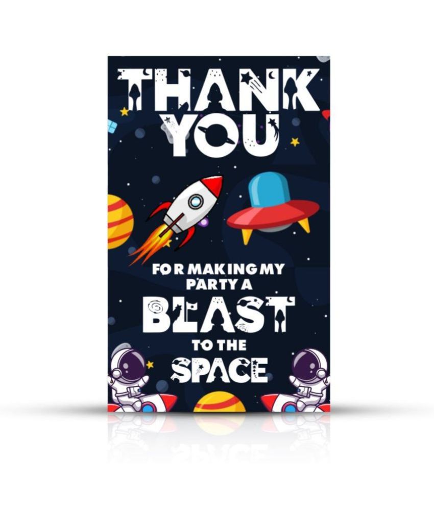     			Zyozi Space Theme Thank You for Making Party A Blast to The Space Tags for Birthday,Space Thank You Label Tags for Birthday, Bridal Shower, Wedding, Baby Shower, Thanksgiving Favor (Pack of 50)