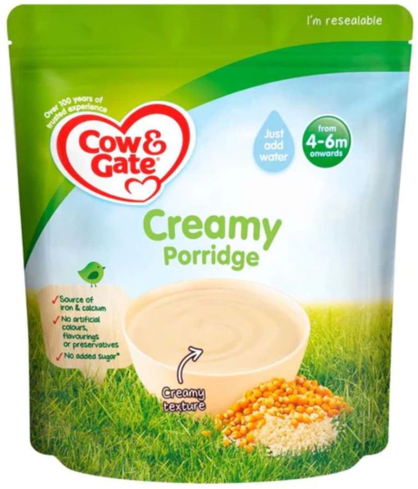     			cow and gate Creamy Porridge Infant Cereal for 6 Months + ( 125 gm )