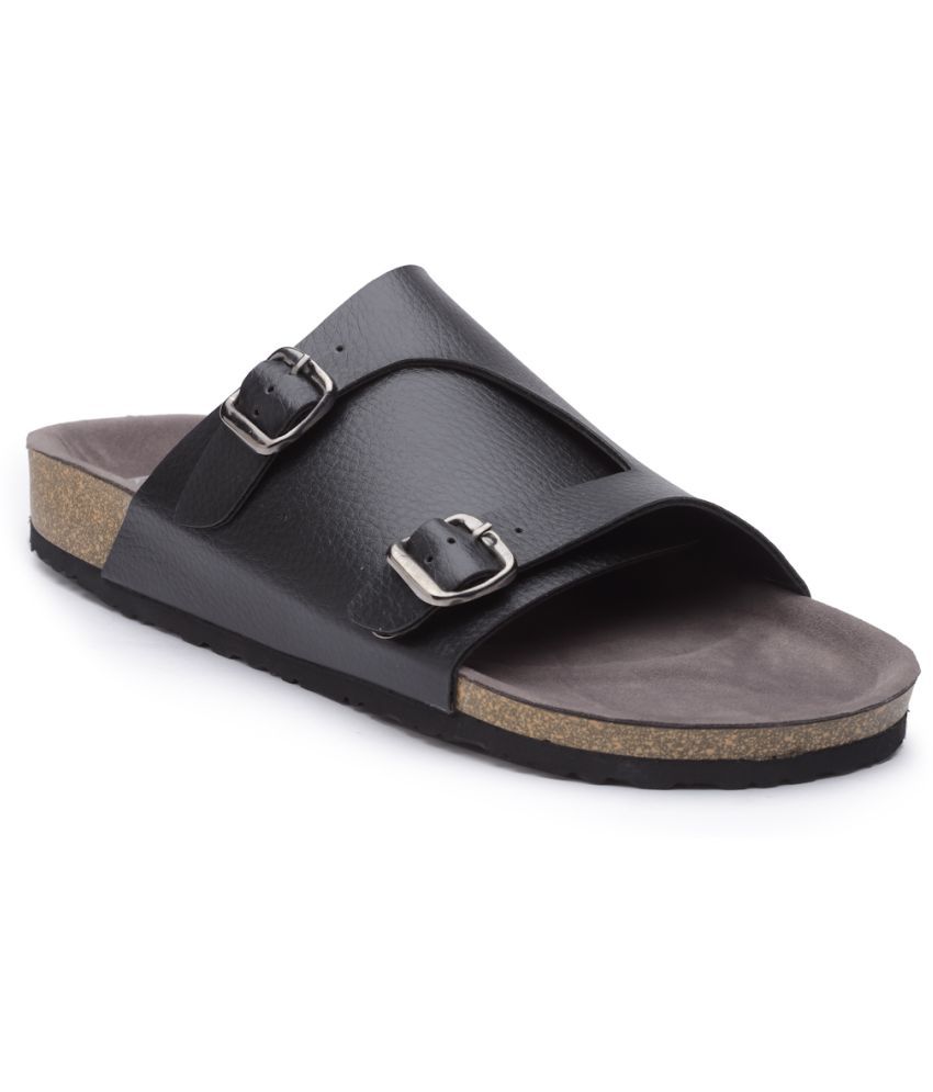     			REFOAM - Black Men's Sandals