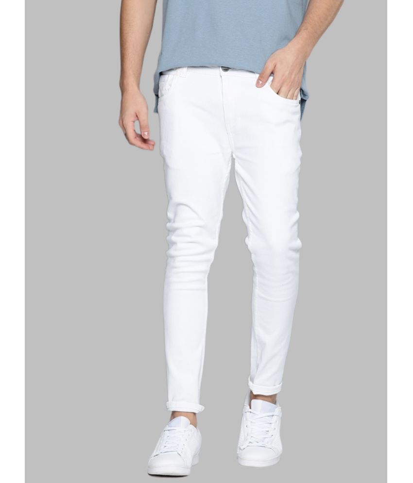     			x20 - White Denim Skinny Fit Men's Jeans ( Pack of 1 )