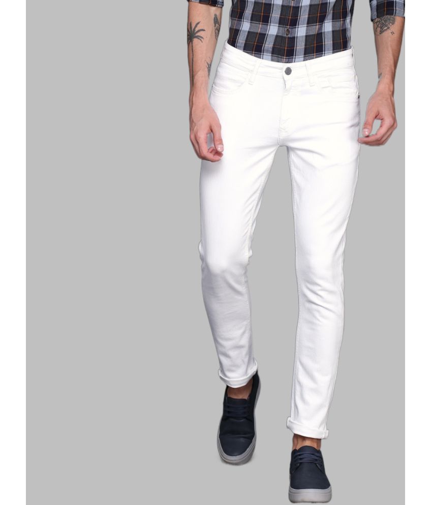     			x20 - White Denim Slim Fit Men's Jeans ( Pack of 1 )