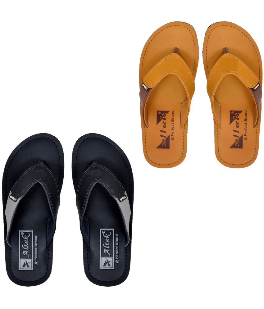     			Altek Multi Color Men's Combo Slipper