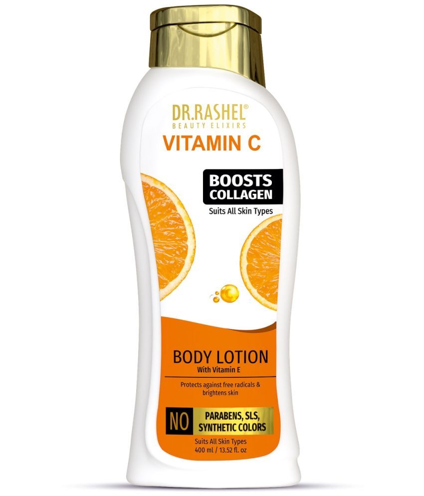     			DR.RASHEL Vitamin C Body Lotion | Soothes & Nourishes (400 ml) | Pack of 1