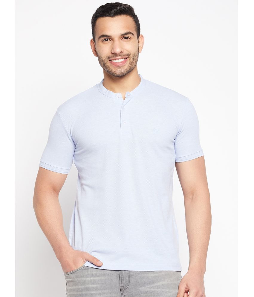     			Duke - Blue Cotton Blend Slim Fit Men's T-Shirt ( Pack of 1 )