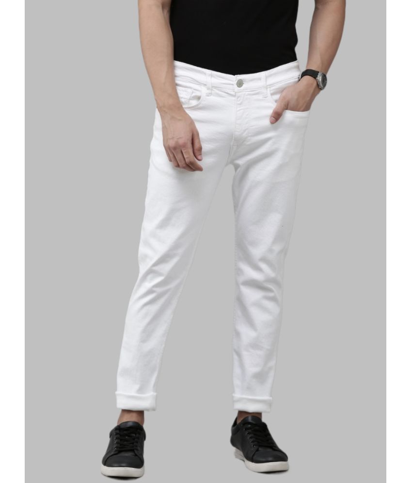     			Lawson - White Denim Slim Fit Men's Jeans ( Pack of 1 )