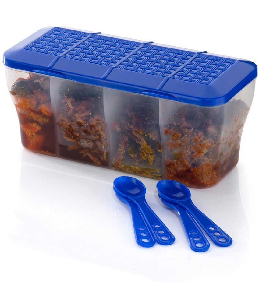     			OFFYX - Pickle container set PET Blue Pickle Container ( Set of 1 )