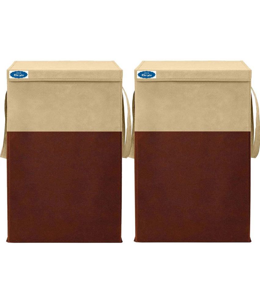     			Skylii - Beige Laundry Bags ( Pack of 2 )