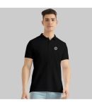 TAB91 - Black Cotton Blend Slim Fit Men's Polo T Shirt ( Pack of 1 )