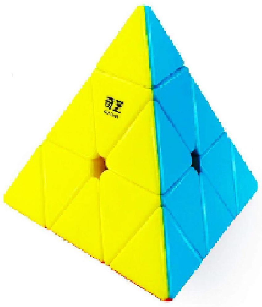     			AURAPURO Pyramid Cube 3 * 3 Super Speed Triangle Puzzle Cube (Sticker Less)