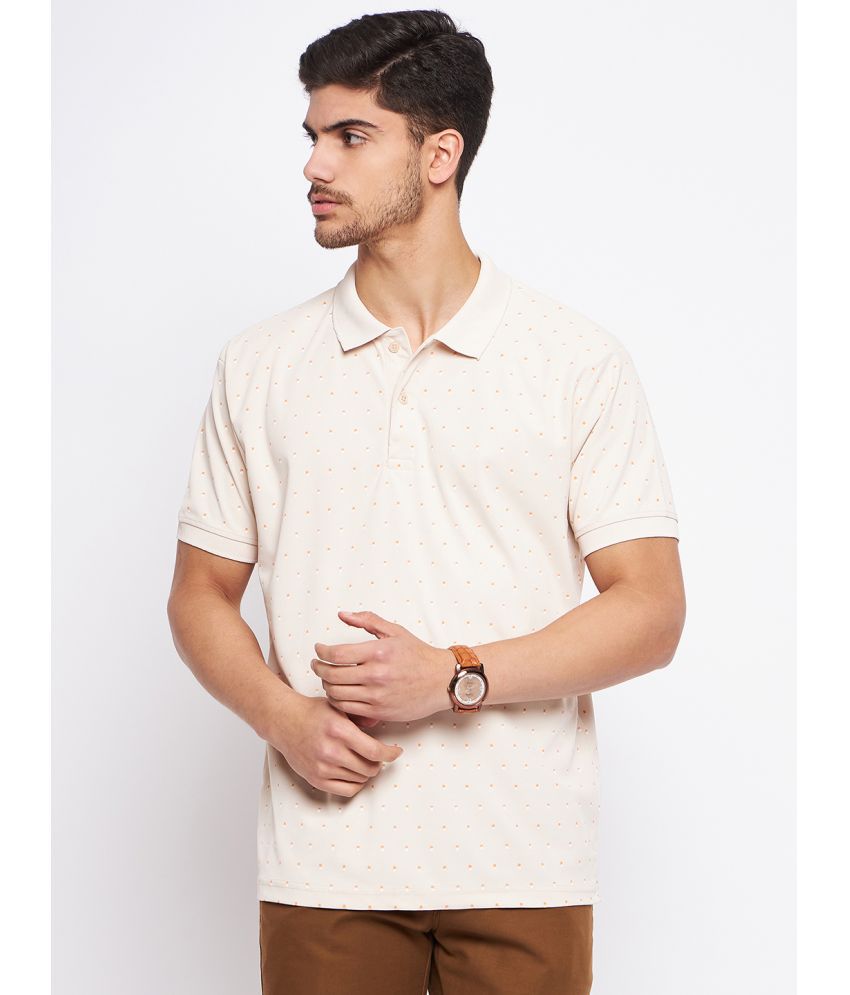    			MXN - Beige Cotton Regular Fit Men's Polo T Shirt ( Pack of 1 )
