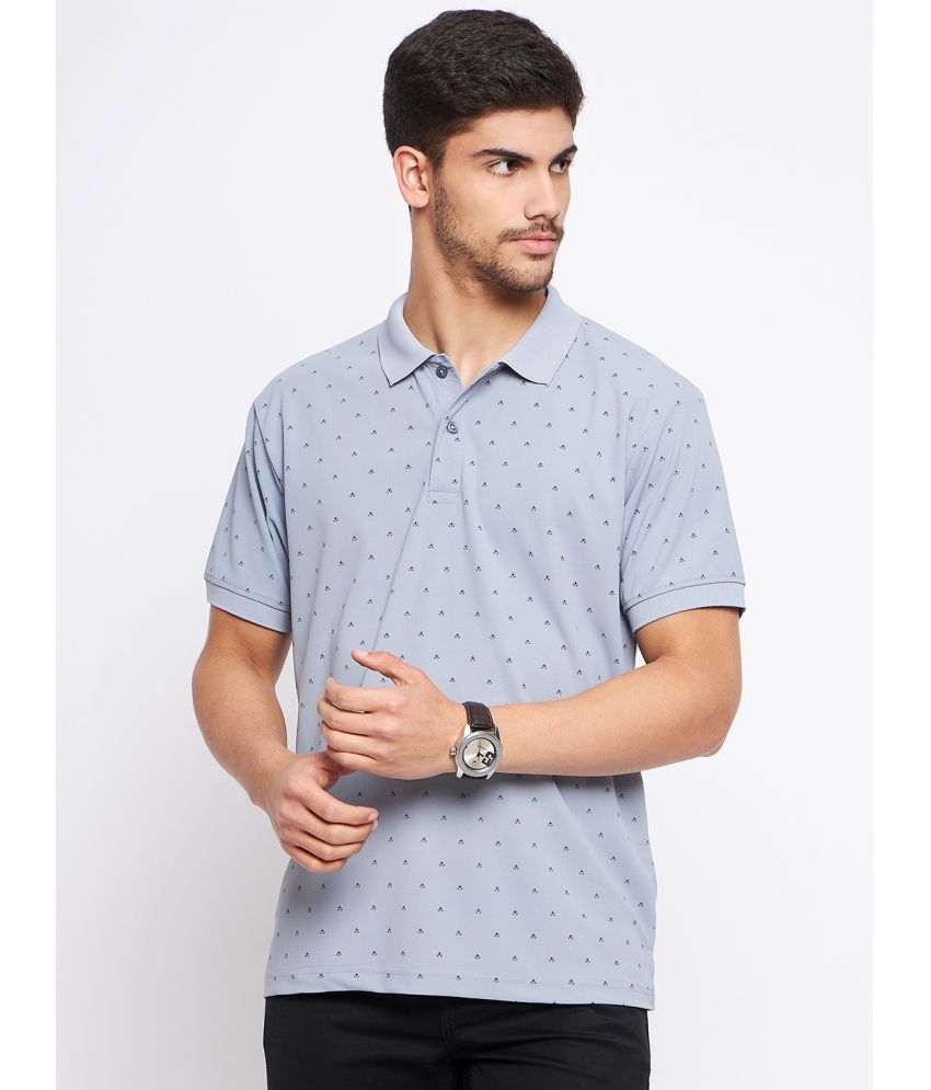     			MXN - Grey Cotton Regular Fit Men's Polo T Shirt ( Pack of 1 )