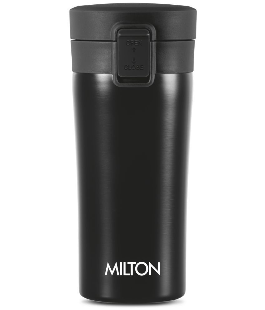     			Milton Thermosteel Vacuum Insulated Coffee Mug, 300 ml, Black | Hot & Cold Flask | Leak Proof | Rust Proof | Thermos | Soup Flask| Juice Mug | Water Flask| Tea Mug