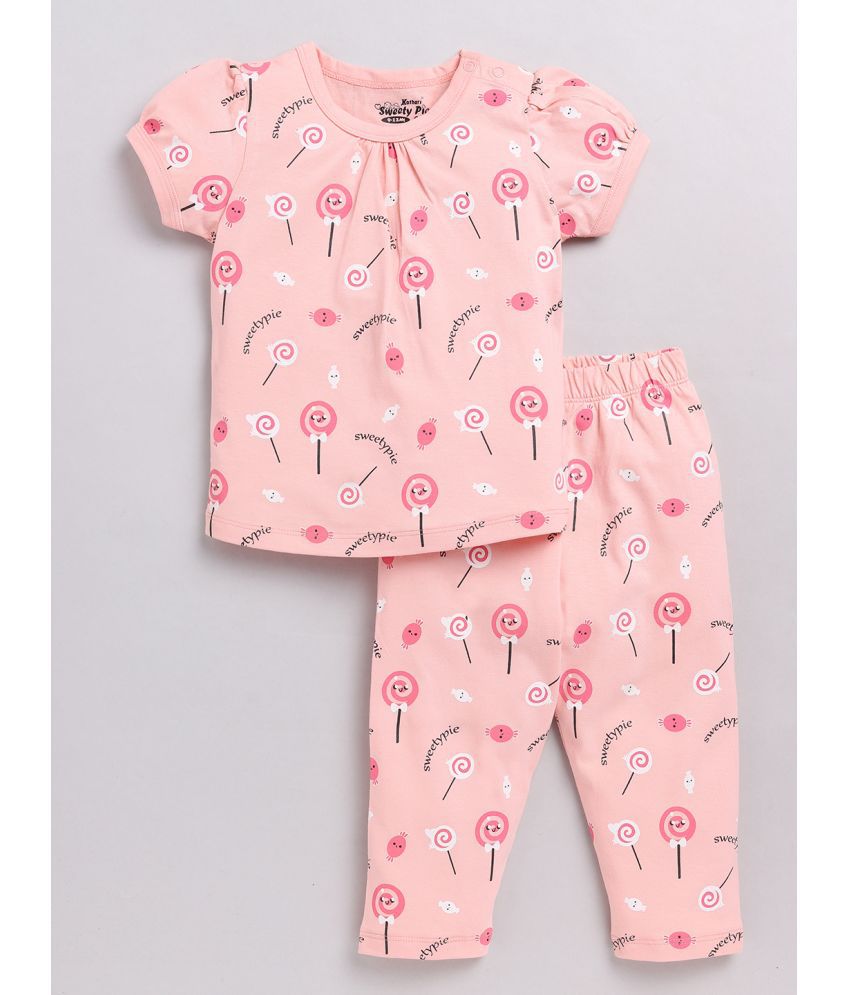     			Sweetie Pie 100% Cotton Nightsuits for Inafnts