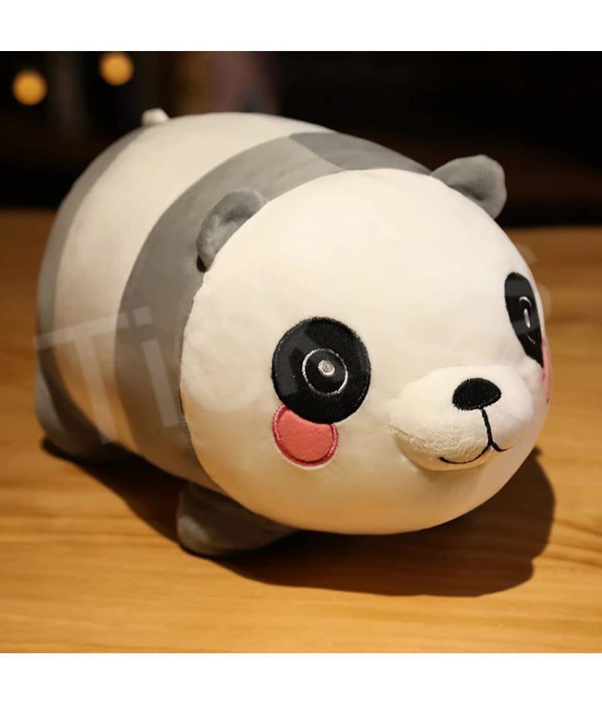     			Tickles Super Soft Stuffed Plush Long and Round Animal Panda Pillow Plushie Toy for Kids Room (Size: 30 cm Color: Black and White)