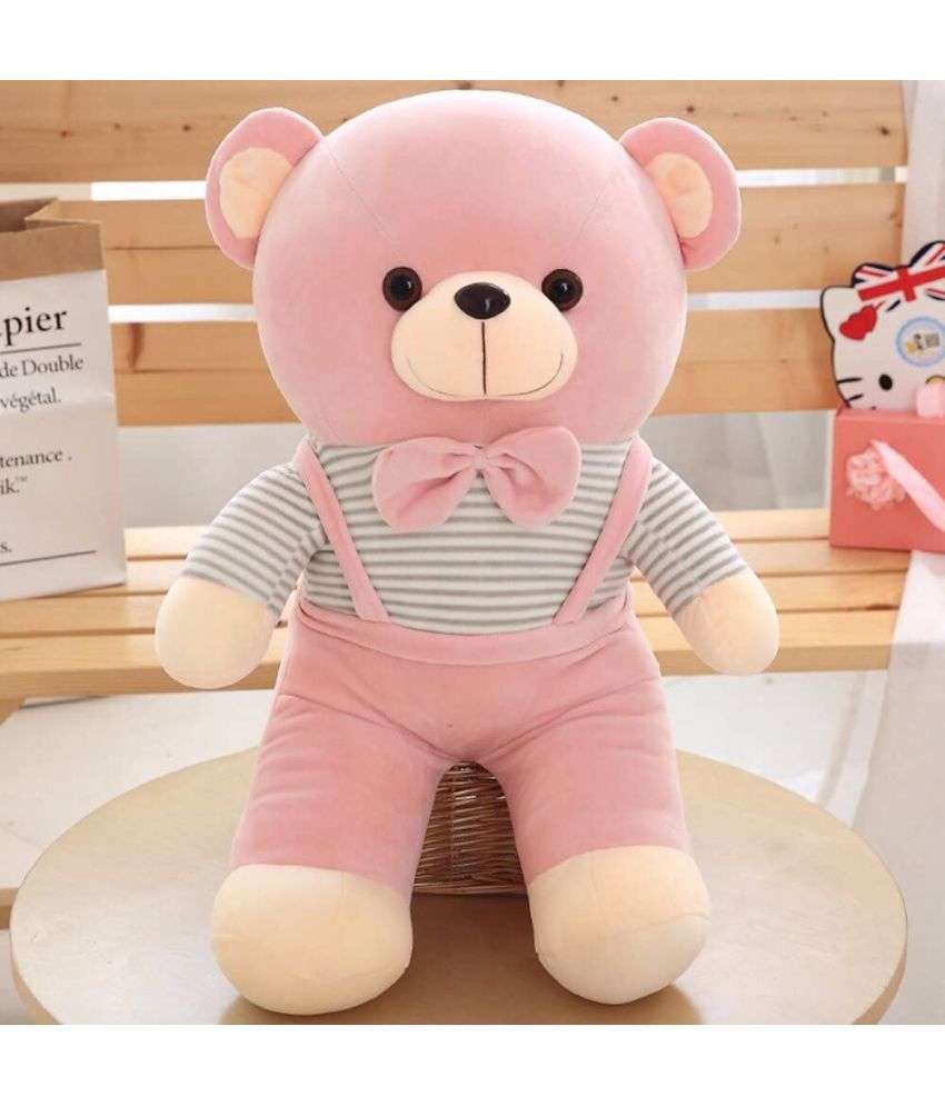     			Tickles Super Soft Teddy Soft Stuffed Animal Plush Toy for Kids Birthday Gifts (Color: Pink; Size: 35 cm)