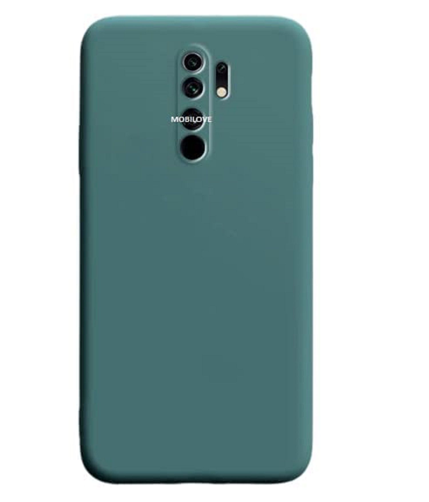     			Case Vault Covers - Green Silicon Plain Cases Compatible For Oppo A9 2020 ( Pack of 1 )