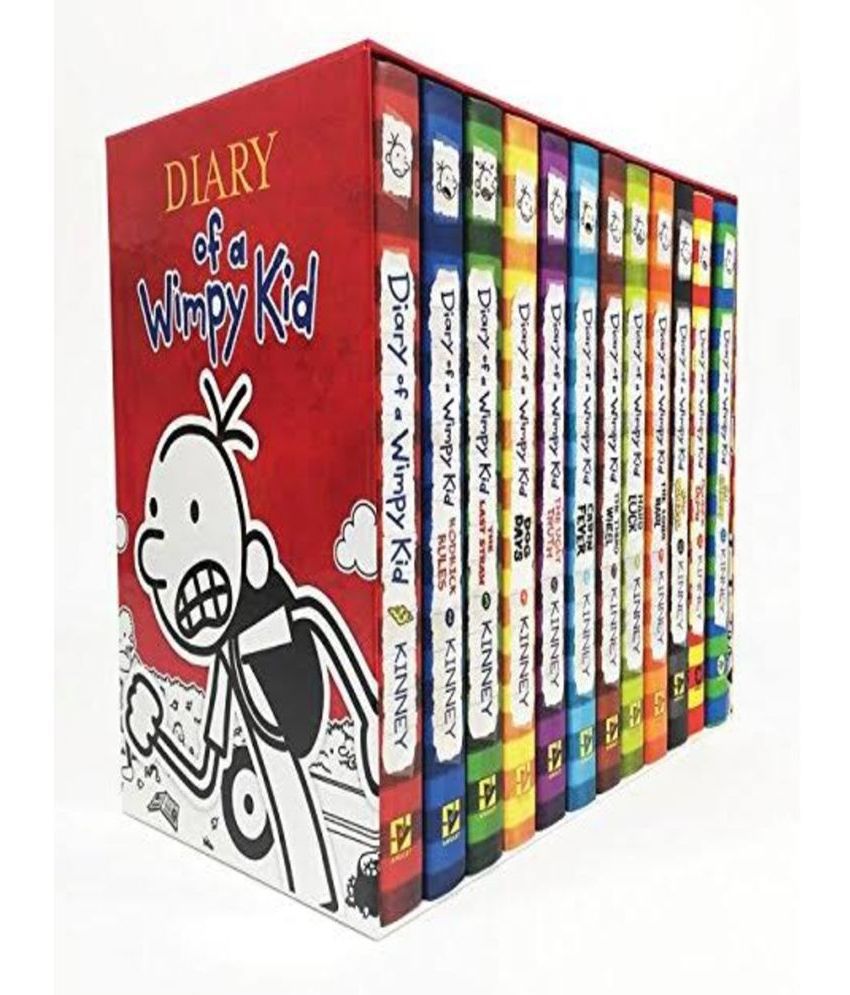     			Diary Of A Wimpy Kid Series Collection 12 Books Set (Paperback, Jeff)