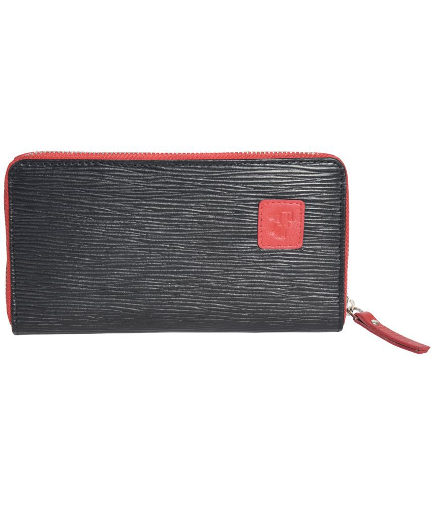     			Ft - Leather Red Women's Bi Fold Wallet ( Pack of 1 )