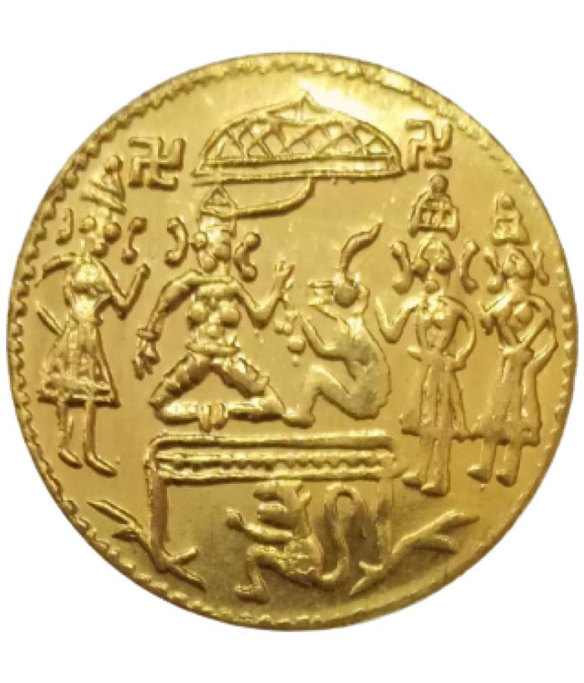     			Hop n Shop - 24k Gold Plated Ram Darbar Gaytri Mantra 1 Numismatic Coins