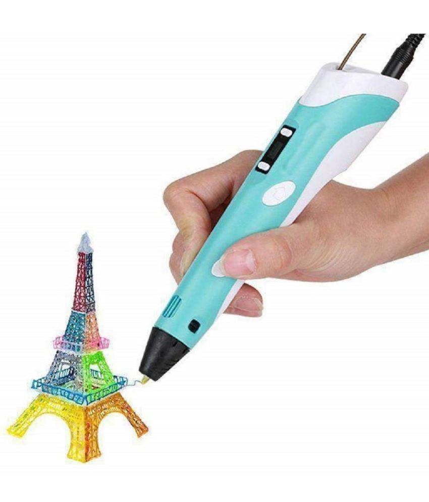 JELLIFY 3D Professional 3D Printing Drawing Pen with 3 Color PLA Filament - Multicolor 3D Printer Pen
