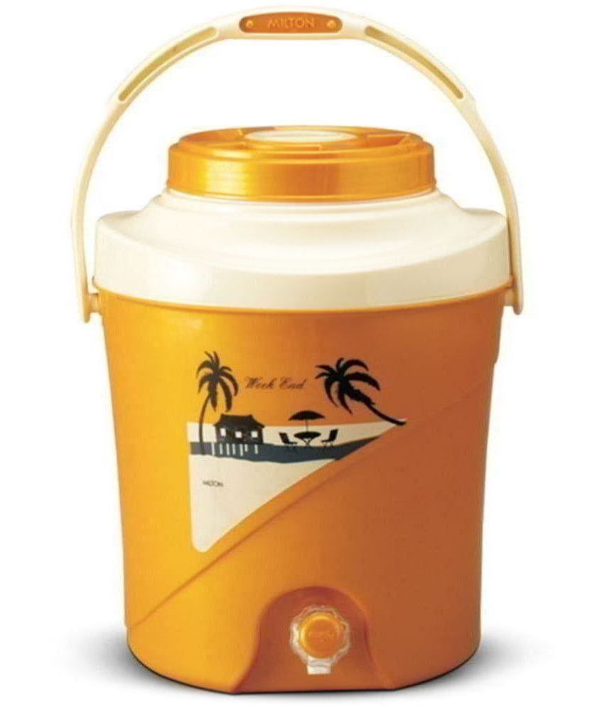     			Milton Kool Stallion 22 Insulated Plastic Water Jug, 1 Piece, 16.4 Litres, Golden Yellow | Food Grade | Easy To Carry | BPA Free | Ideal for Travel | Picnic | Homes | Office | Shops | Clinics