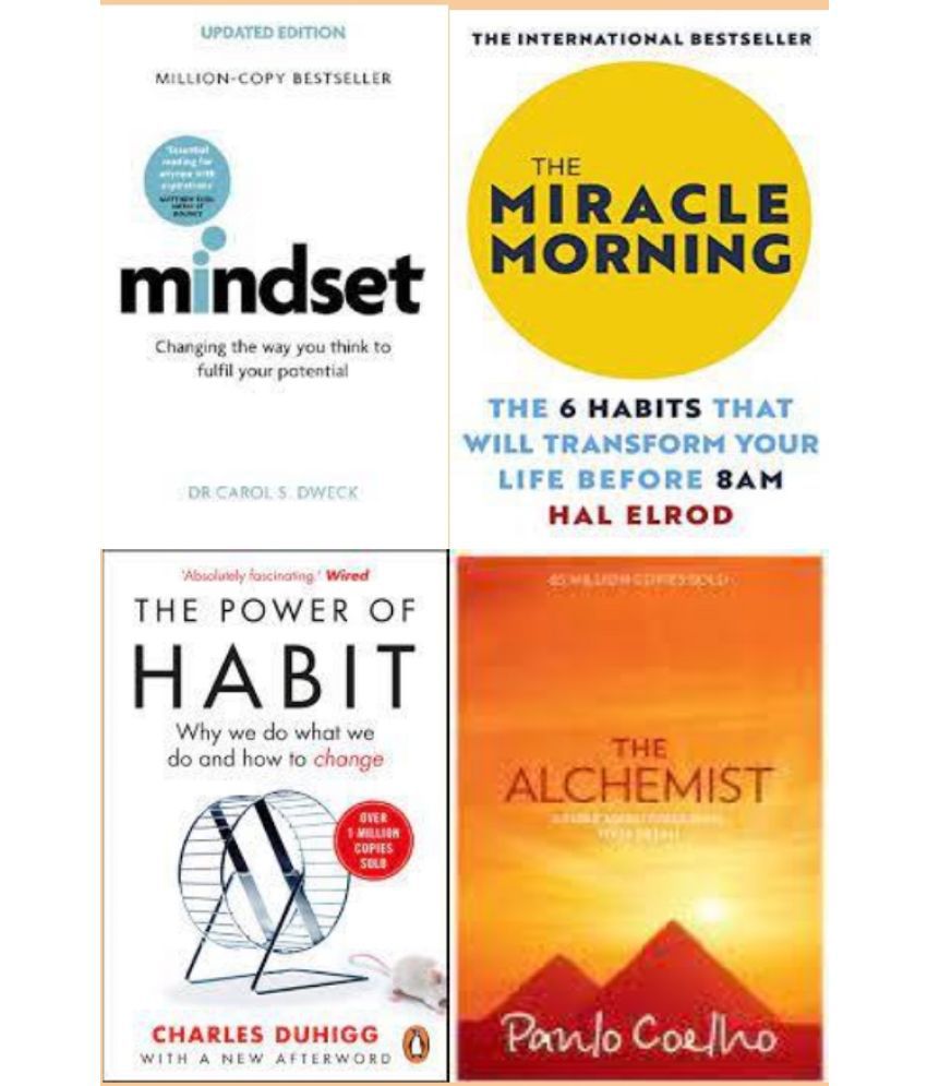     			Mindset + Miracle Morning + The Power of Habit+ The Alchemist