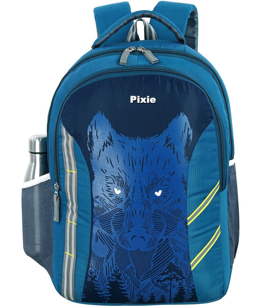     			Pixie - BLUE Polyester Backpack ( 35 Ltrs )