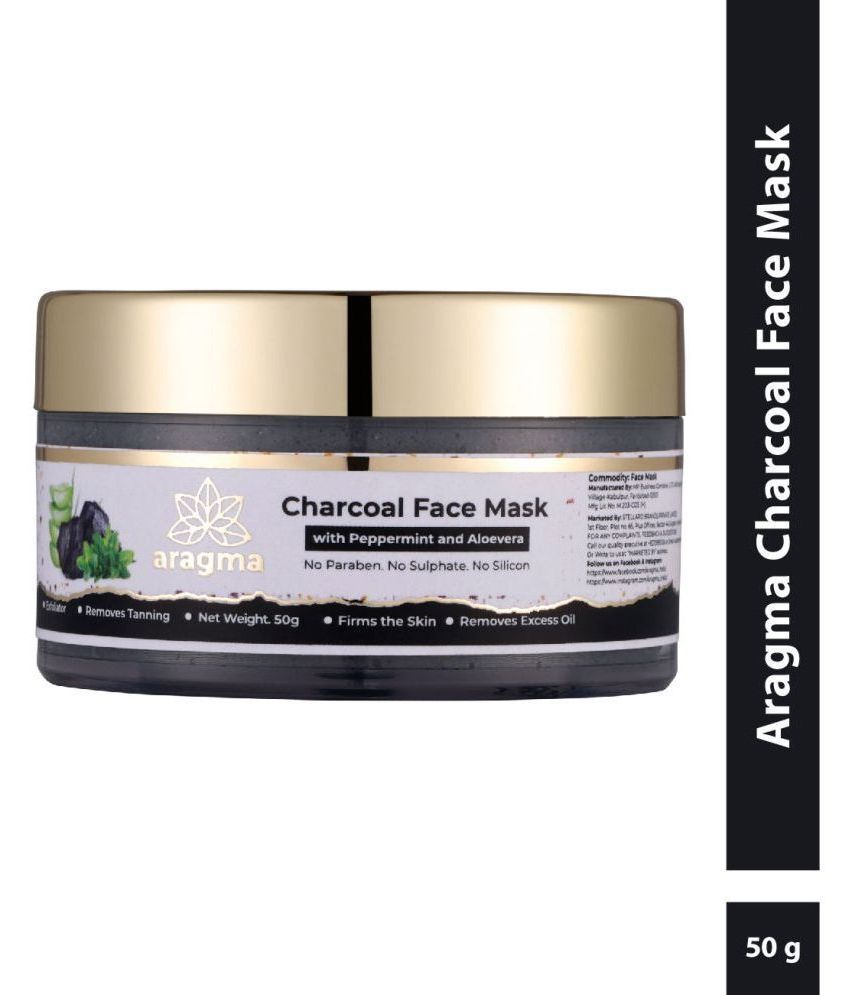     			Aragma Tan Removal Charcoal Face Mask with Aloe Vera & Peppermint | 50g
