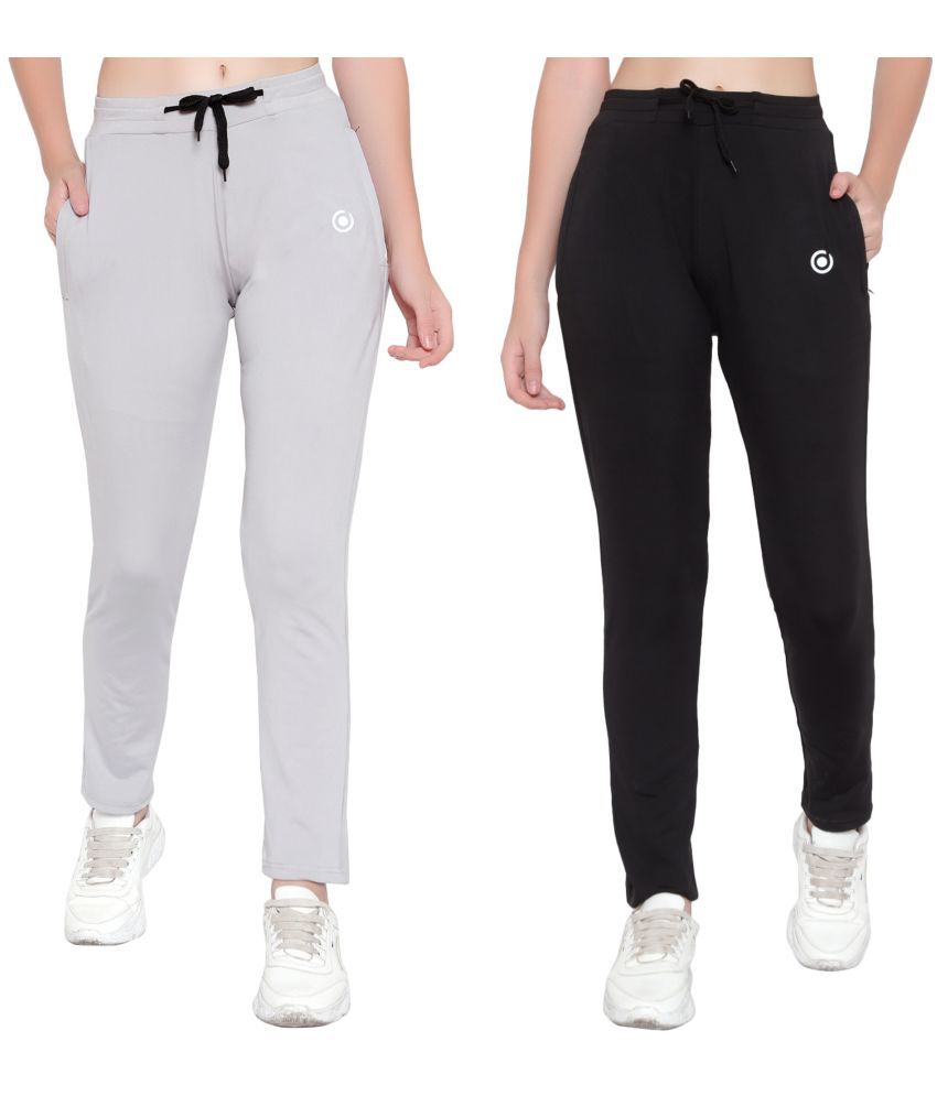     			Diaz - Multi Color Polyester Women's Cycling Trackpants ( Pack of 2 )