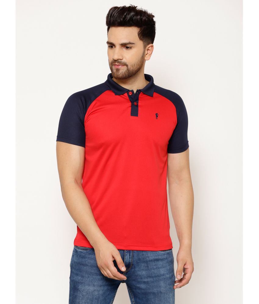     			EPPE - Red Polyester Regular Fit Men's Polo T Shirt ( Pack of 1 )