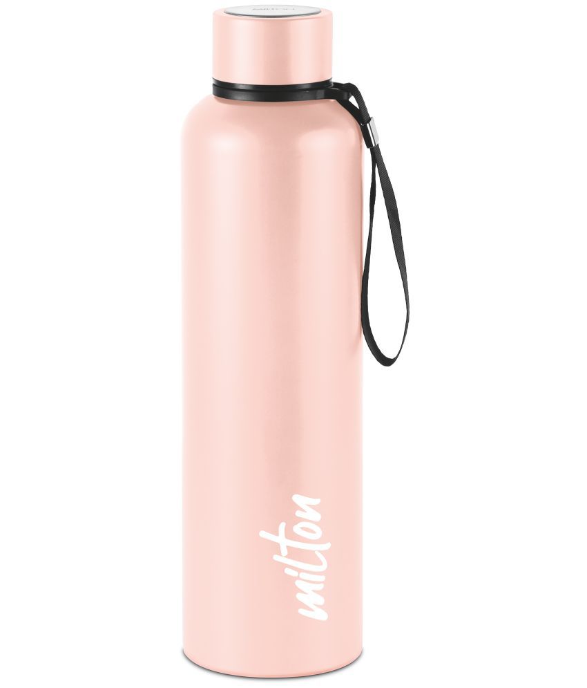     			Milton Aura 1000 Thermosteel Bottle, 1.05 Litre, Beige | 24 Hours Hot and Cold | Easy to Carry | Rust & Leak Proof | Tea | Coffee | Office| Gym | Home | Kitchen | Hiking | Trekking | Travel Bottle
