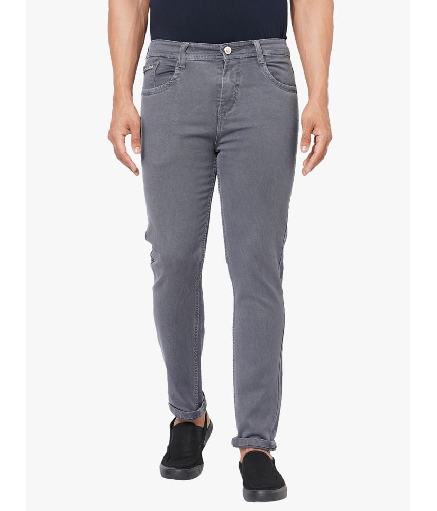 TAPA - Grey Cotton Blend Regular Fit Men's Jeans ( Pack of 1 )
