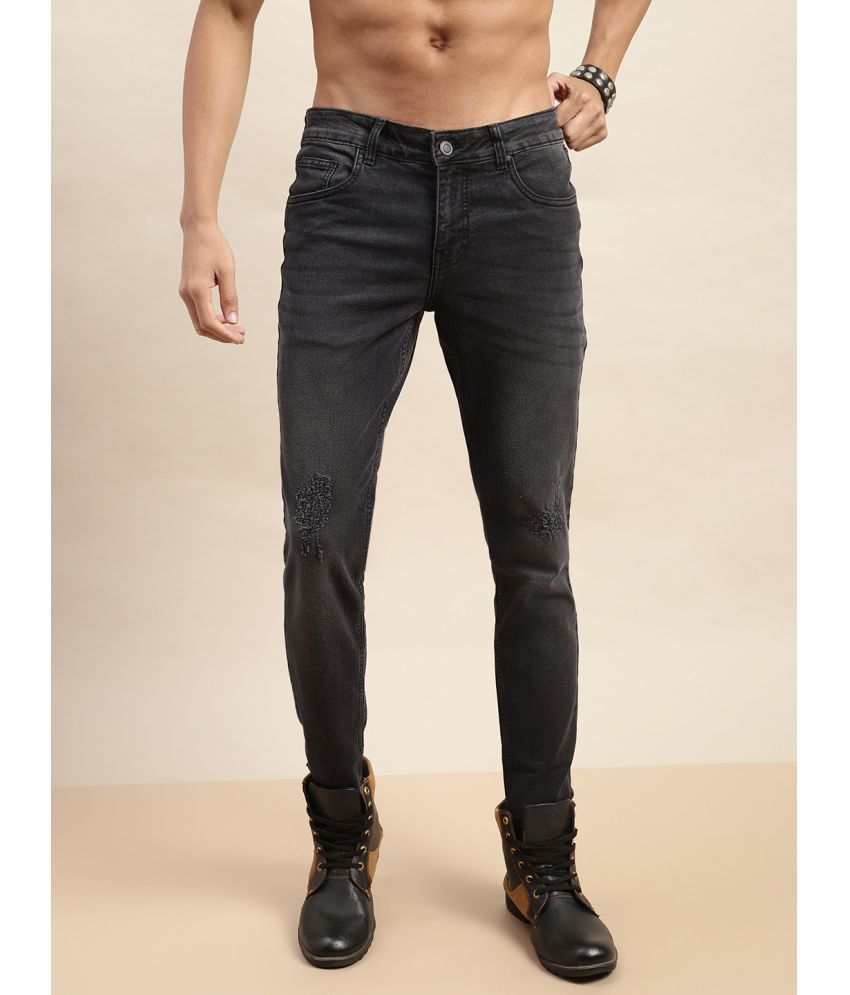     			Veirdo - Black Denim Slim Fit Men's Jeans ( Pack of 1 )