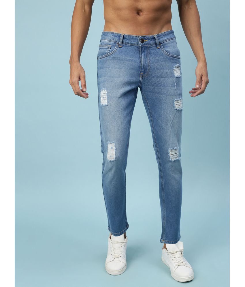     			Veirdo - Blue Denim Slim Fit Men's Jeans ( Pack of 1 )