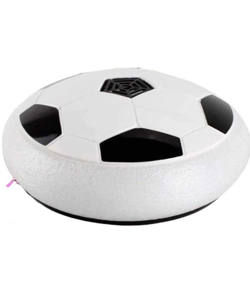     			1981 Air Power Soccer Football Hover Disc Toy with Foam Bumpers and Light-Up LED Lights, Kids Sports Ball Game for Indoor & Outdoor Play, Gift for Children (Hover Football)