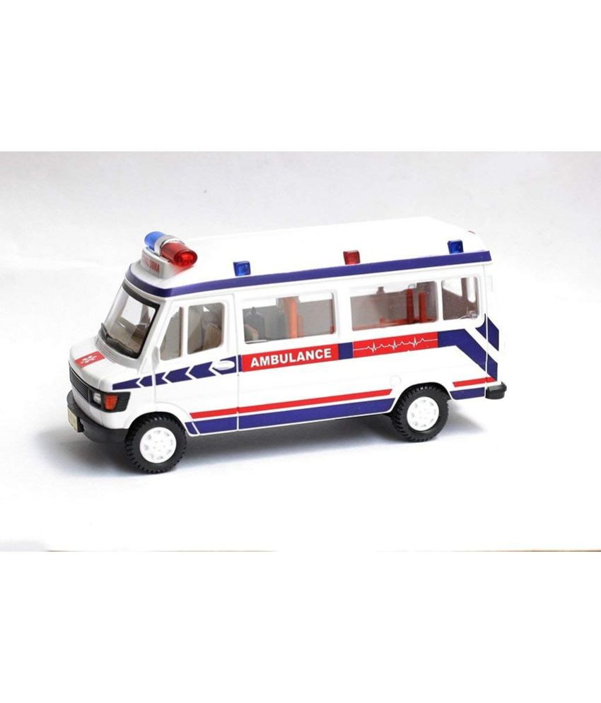     			Centy Toys Tmp 207 Ambulance Car Toy,Plastic,White