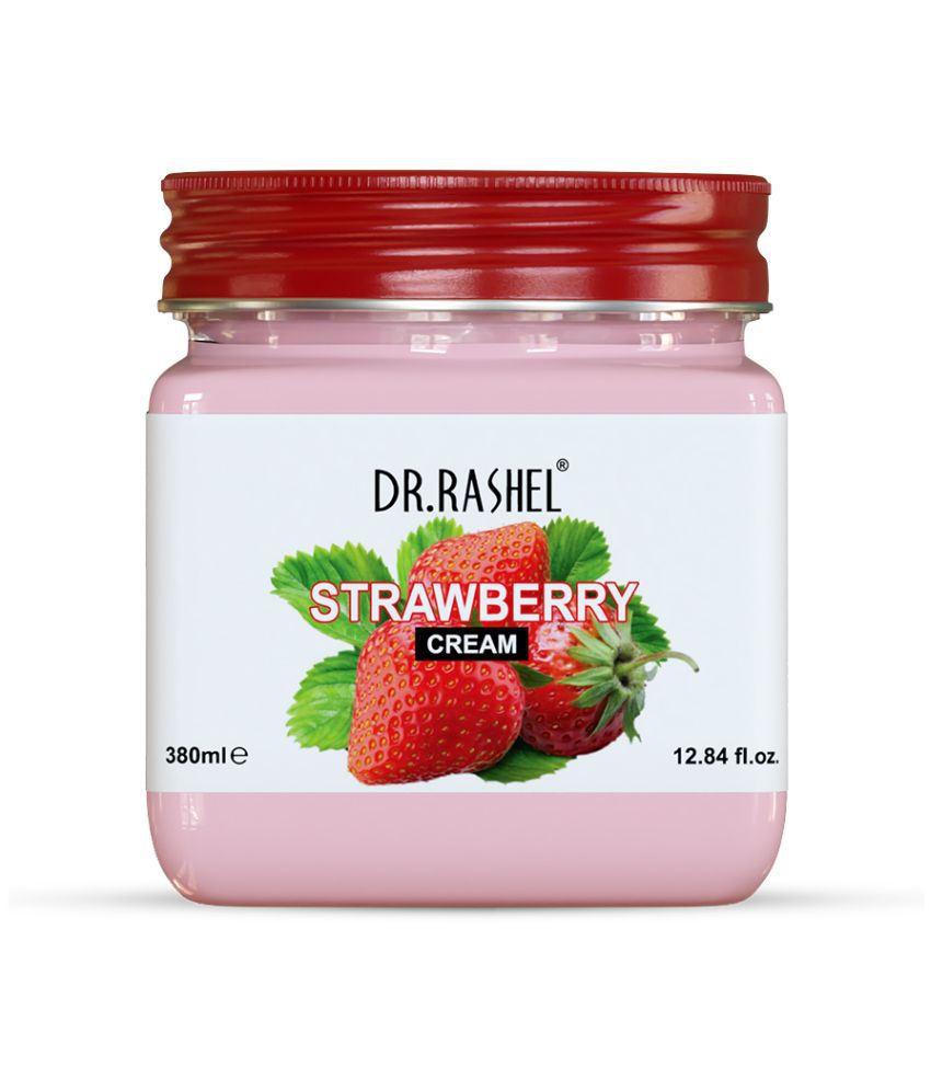     			DR.RASHEL Strawberry Face Body Cream Reduces Pigmentation and Blemishes For Men & Women 380ml
